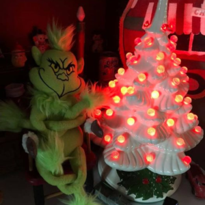 Green Grumpy Doll X2