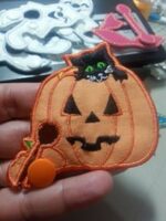 Cat in a pumpkin G-Tube pad