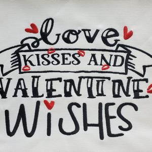 Love and kisses and Valentine Wishes