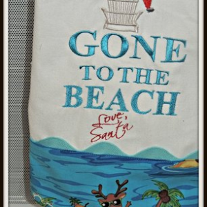 Gone to the beach