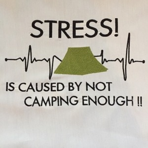 Stress Tent Camping Heartbeat