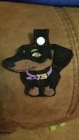 Dachshund Key Fob