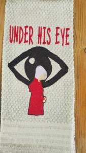 Under his eye