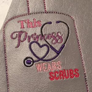 This princess wears Hand Sanitizer Holder