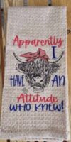 Apparently I have an Attitude Highland Cow