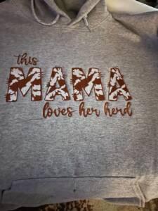 Mama Cow Print and Highland Heifer/Steer