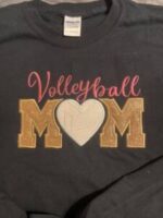 Applique Volleyball Mom
