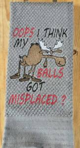 I misplaced my balls Moose