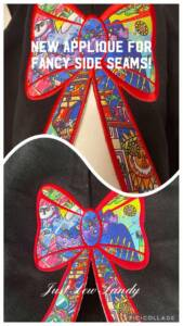 Split Side Bow Applique