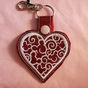 Swirl Mouse Key Fob
