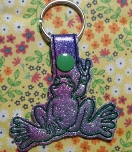 Peace Frog Key Fob