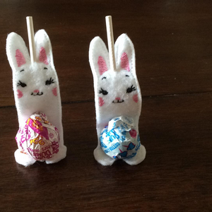Bunny Lollipop holders