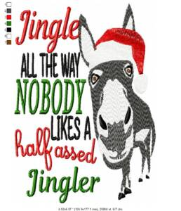 Jingle All the Way Santa Mule