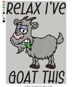 Relax I Got This Goat