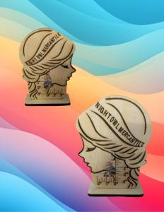 Double Sided Lady Ruler Earring Stand