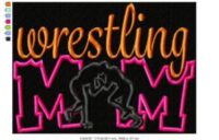 Wrestling Mom Applique