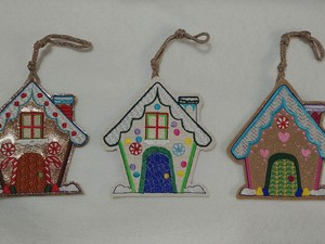 Gingerbread House Ornaments