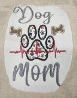Dog Mom Paw design