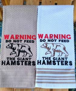 Warning Giant Hampsters