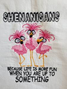 Shenigans Flamingos