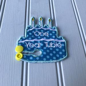 Birthday Cake G-Tube pad