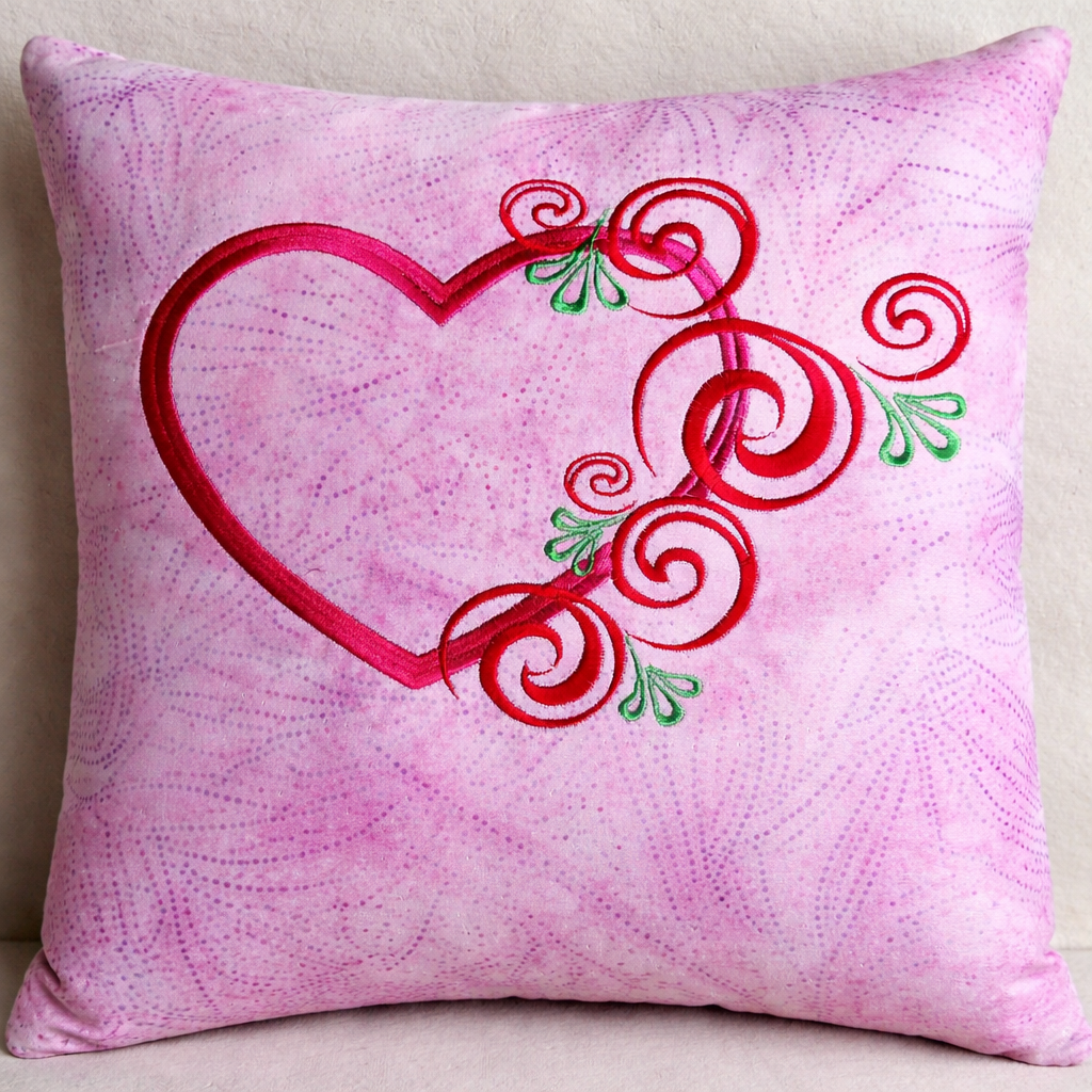 Heart Floral Swirl