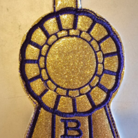 Trophy Ribbon Keyfob