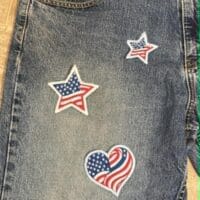 Flag Shaped Patches